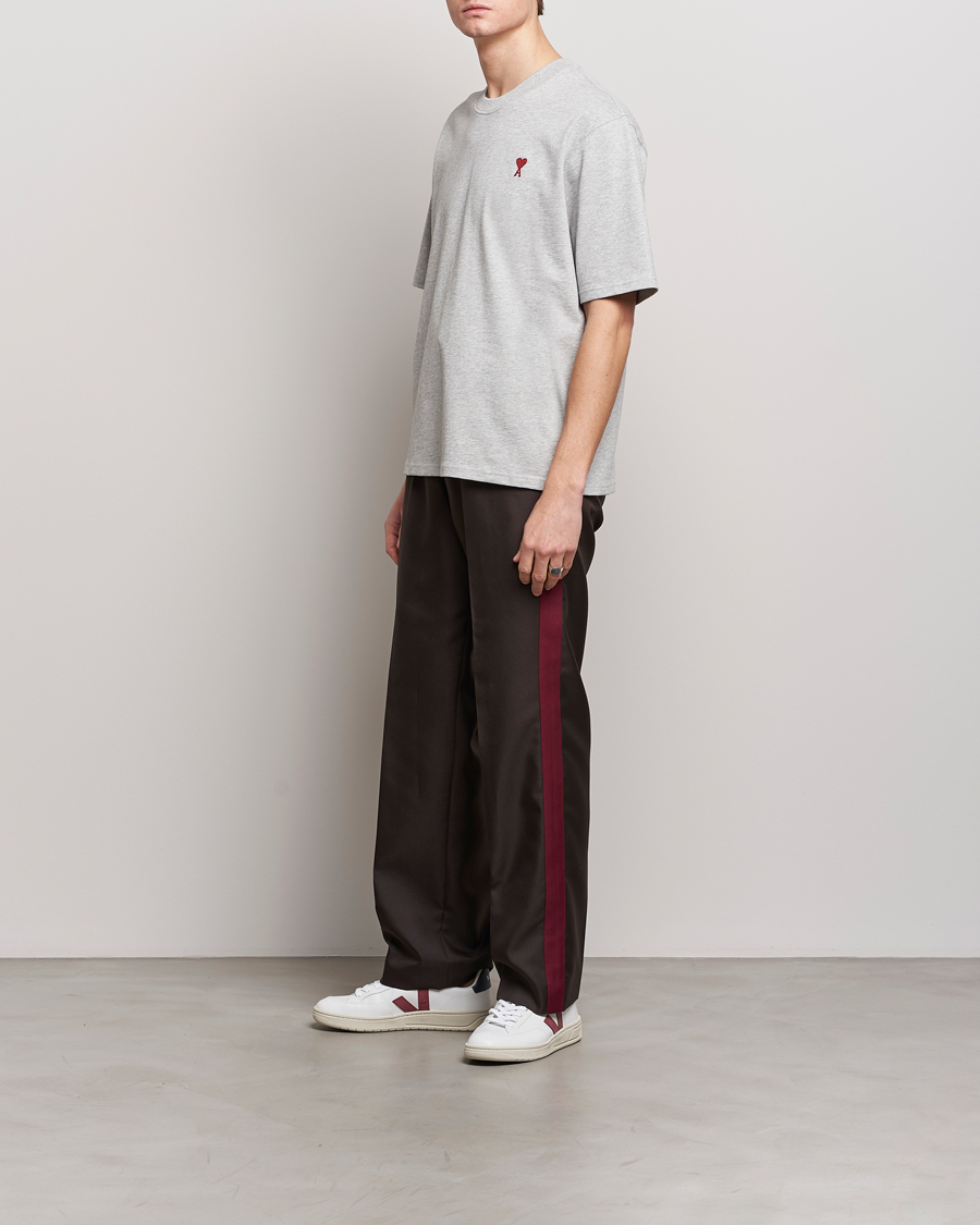 Mies | T-paidat | AMI | Heart Logo T-Shirt Heather Grey