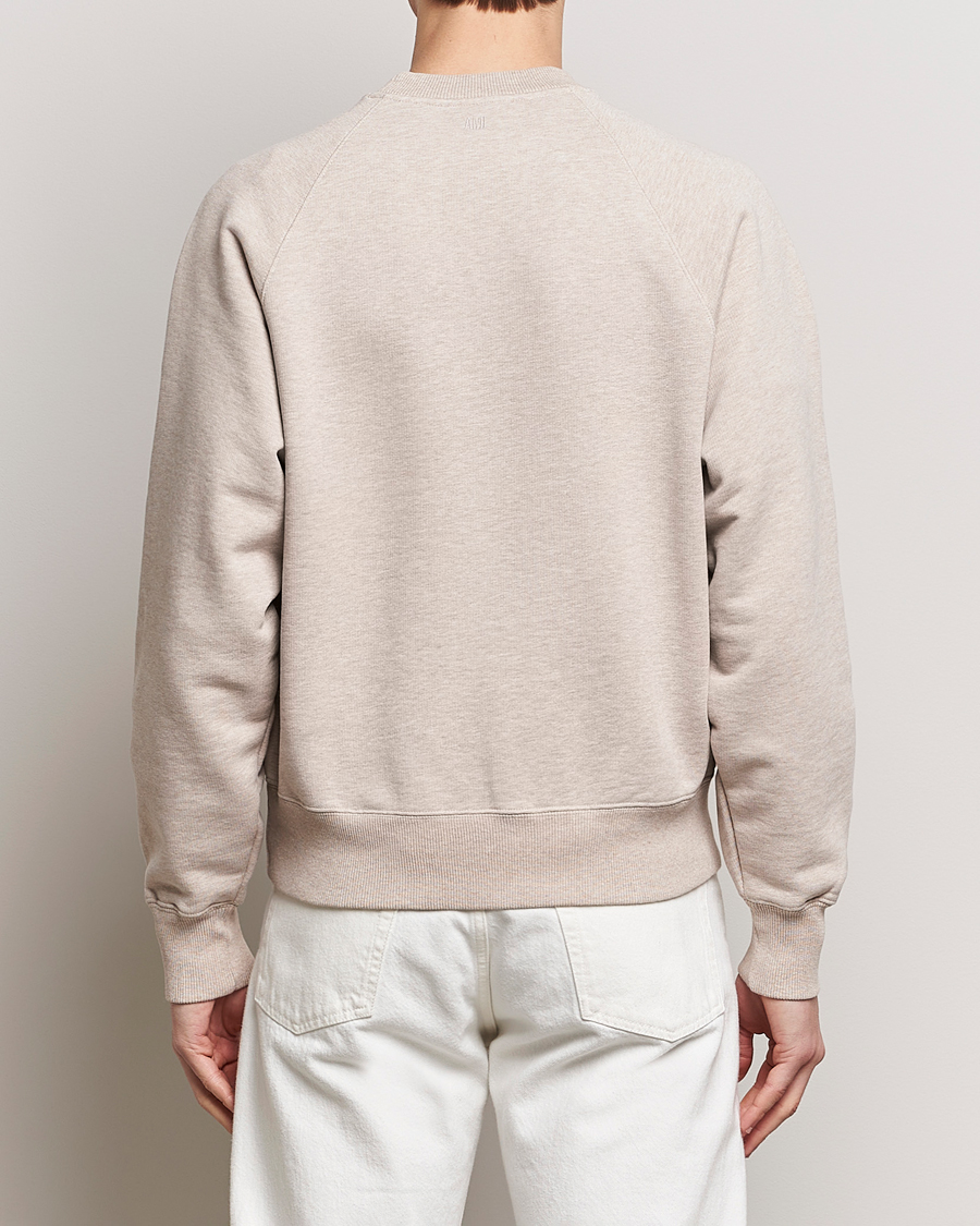Mies | Puserot | AMI | Heart Logo Sweatshirt Heather Light Beige