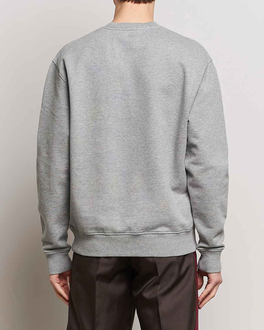Mies | Puserot | AMI | Tonal Heart Logo Sweatshirt Heather Grey