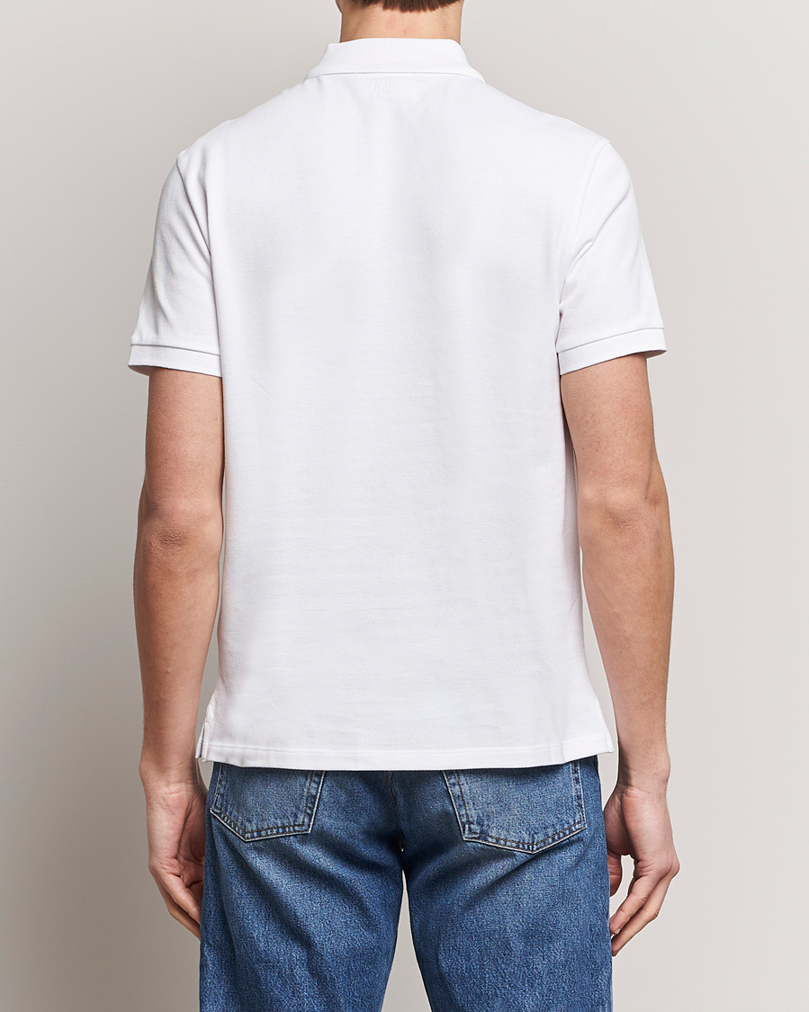 Mies | Pikeet | AMI | Heart Logo Piquet Polo White