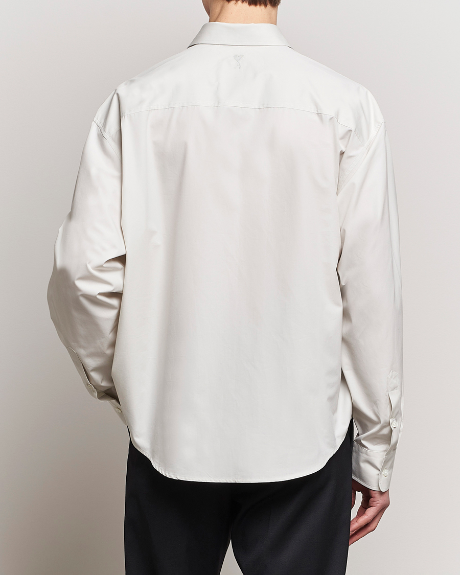 Mies | Kauluspaidat | AMI | Boxy Fit Shirt Chalk White