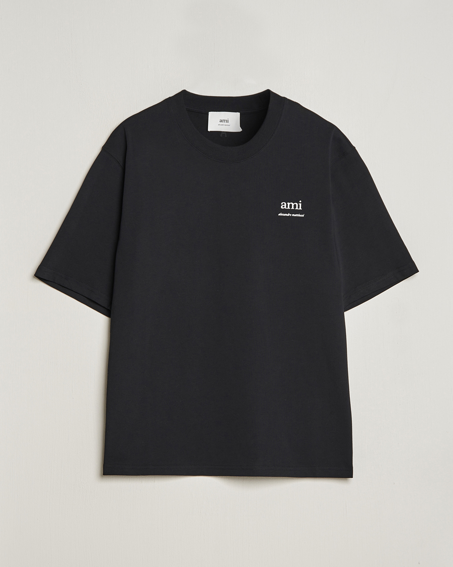 Mies | T-paidat | AMI | Logo T-Shirt Black