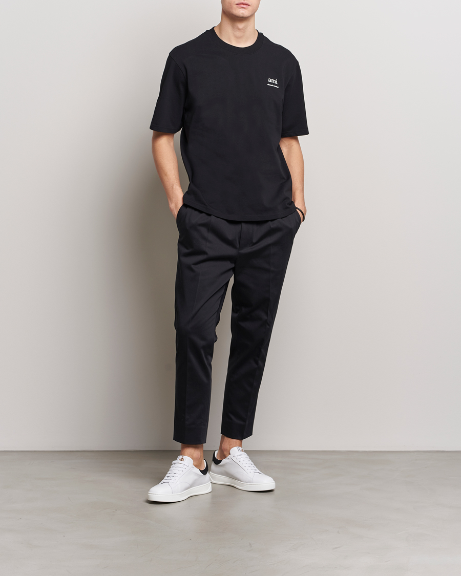 Mies | T-paidat | AMI | Logo T-Shirt Black