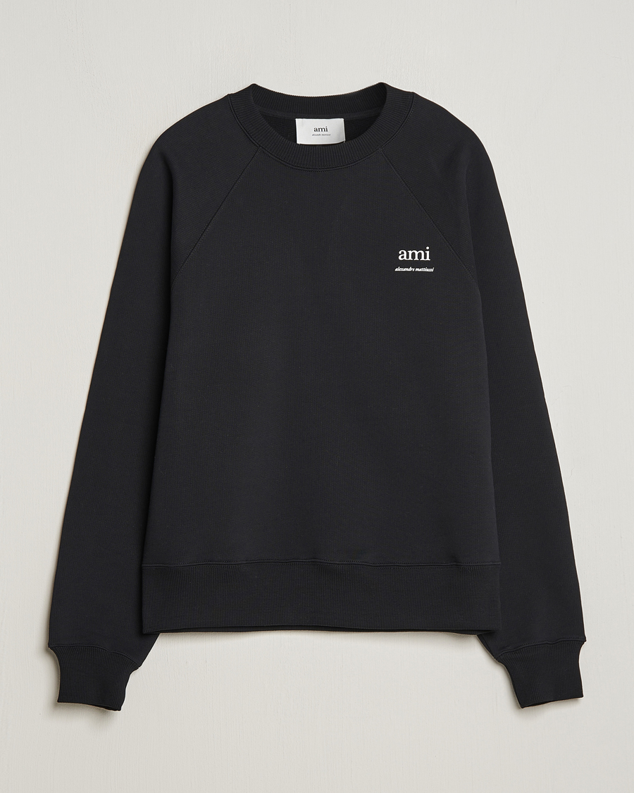 Mies | Puserot | AMI | Logo Sweatshirt Black