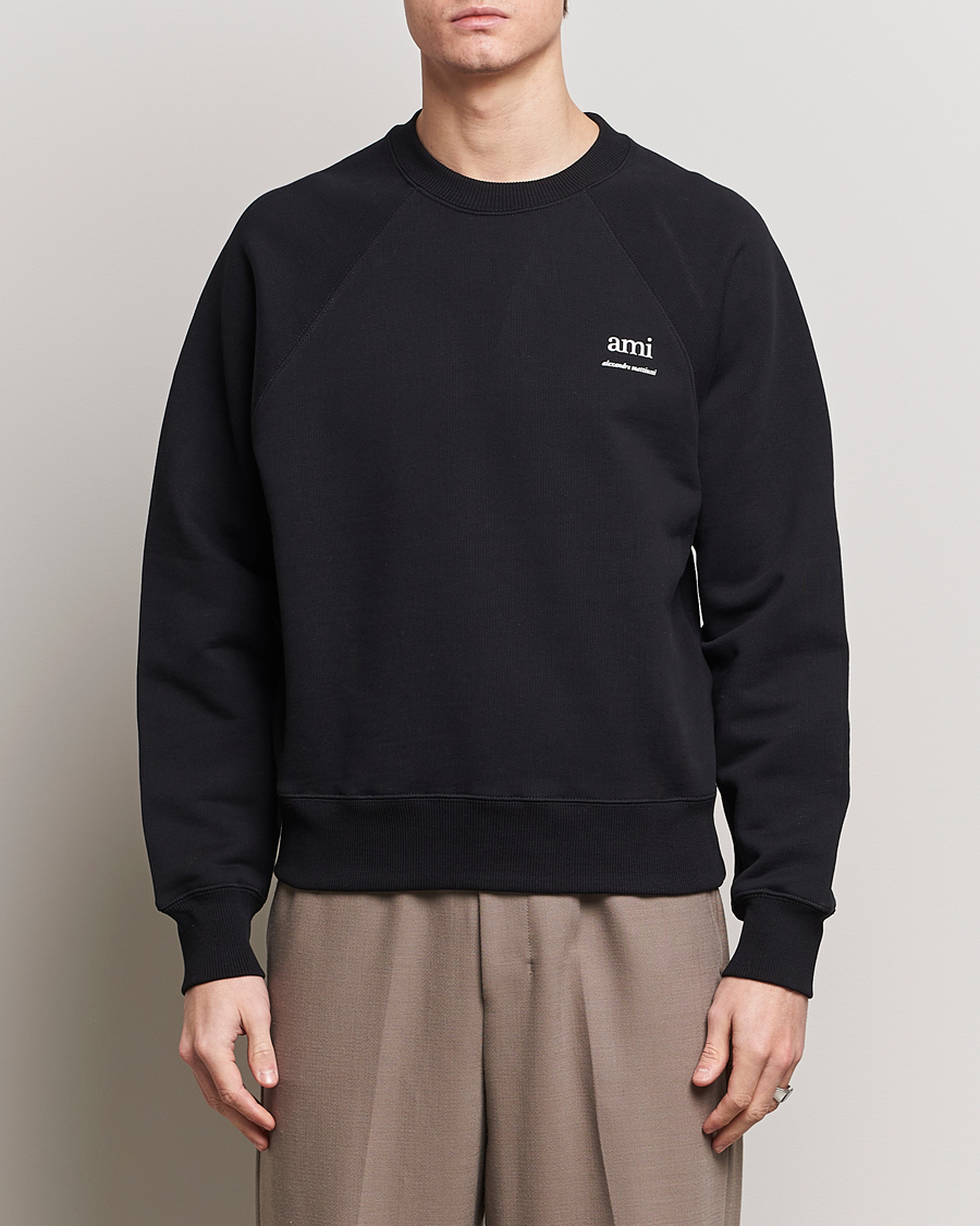 Mies | Puserot | AMI | Logo Sweatshirt Black