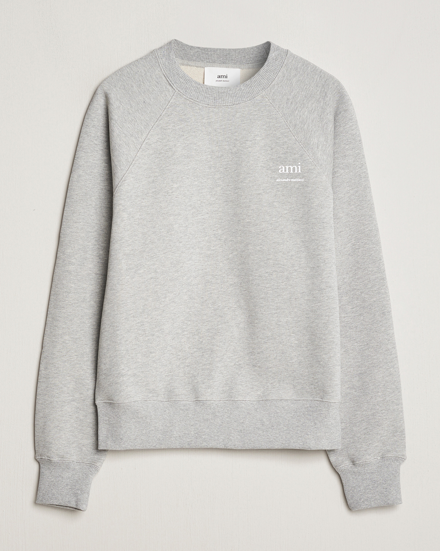 Mies | Puserot | AMI | Logo Sweatshirt Heather Grey