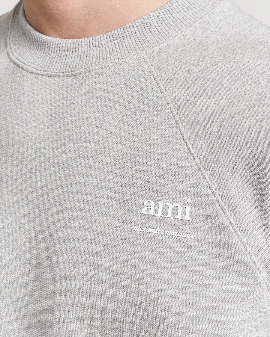 Mies | Puserot | AMI | Logo Sweatshirt Heather Grey