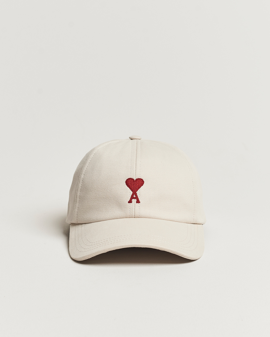 Mies | AMI Heart Logo Cap Chalk White | AMI | Heart Logo Cap Chalk White