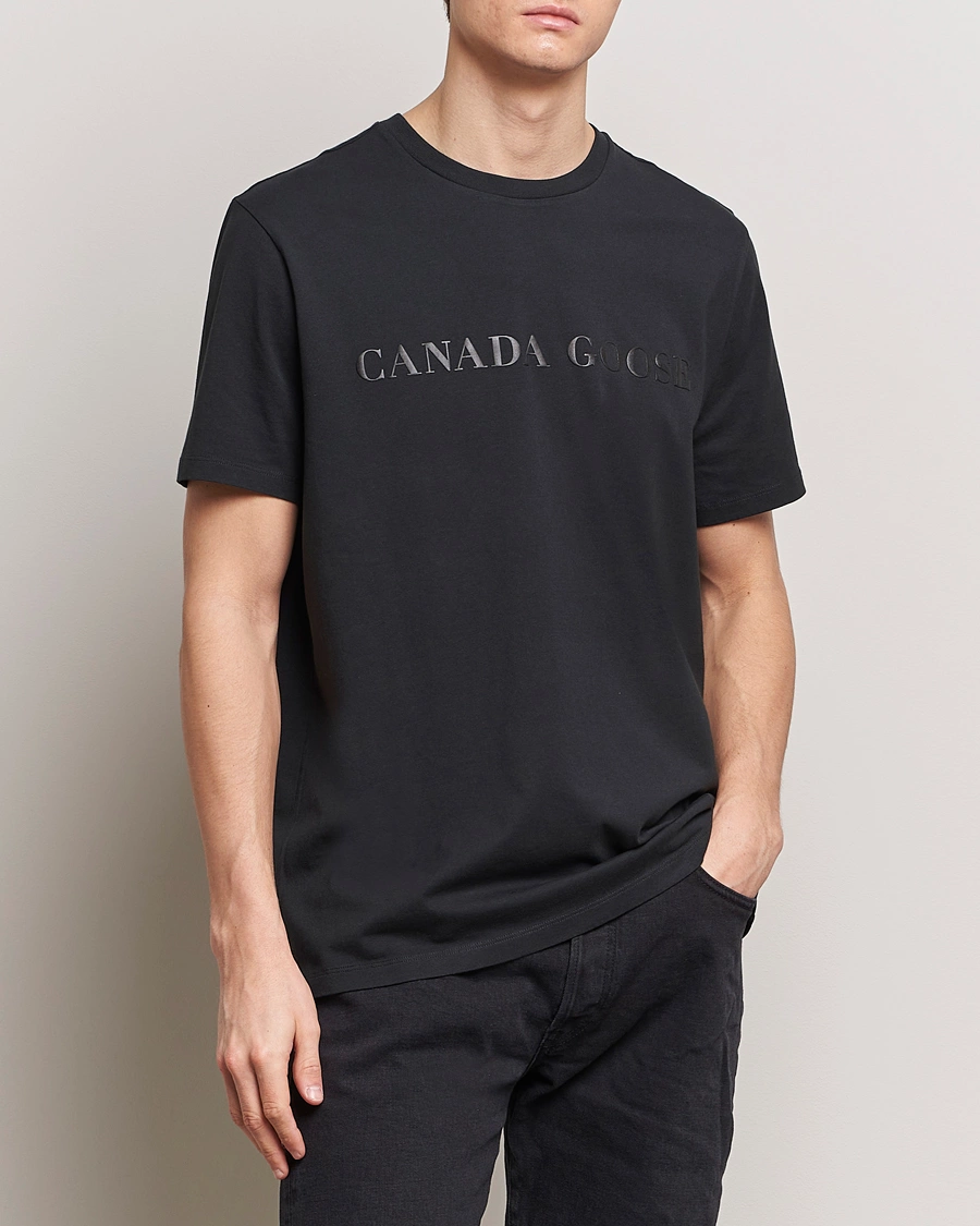 Mies | Kanta-asiakastarjous | Canada Goose | Emersen Crewneck T-Shirt Black
