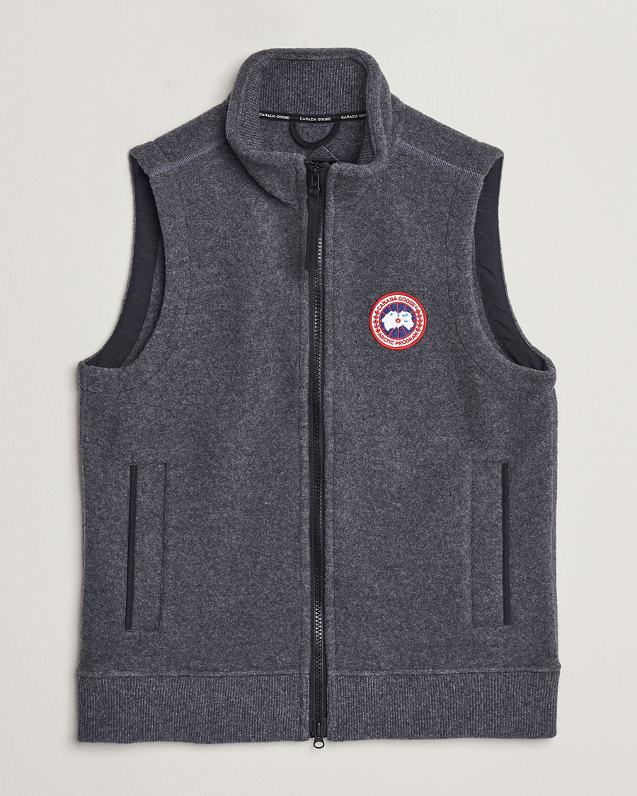 Mies | Takit | Canada Goose | Mersey Fleece Vest Quarry Grey