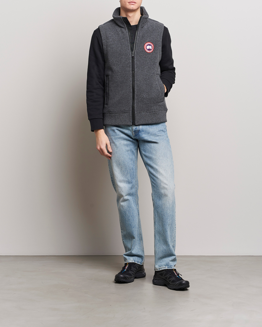 Mies | Takit | Canada Goose | Mersey Fleece Vest Quarry Grey