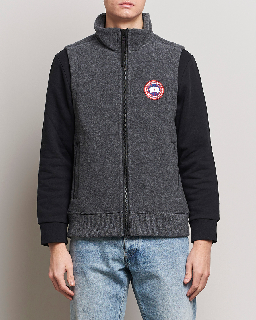 Mies | Takit | Canada Goose | Mersey Fleece Vest Quarry Grey