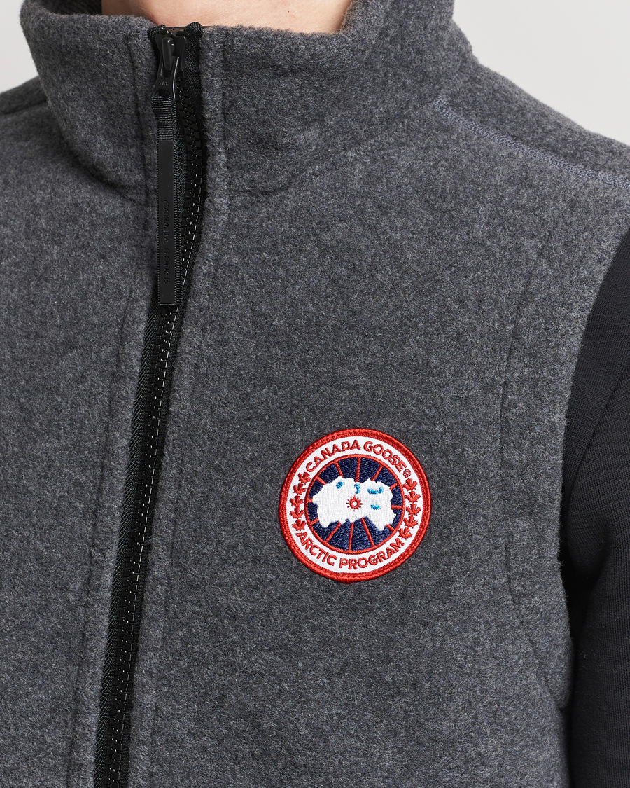 Mies | Takit | Canada Goose | Mersey Fleece Vest Quarry Grey