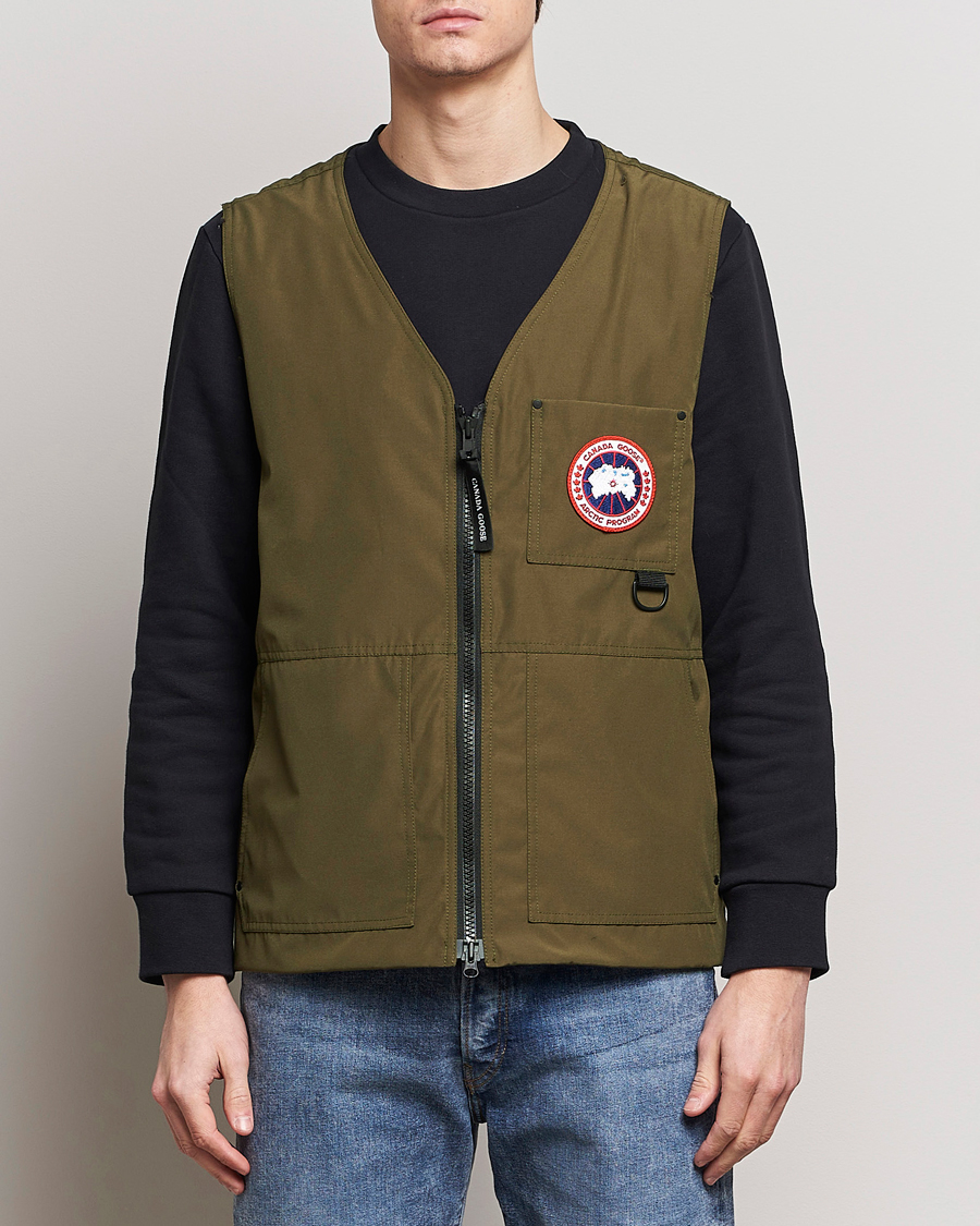 Men | Gilets | Canada Goose | Canmore Vest Military Green