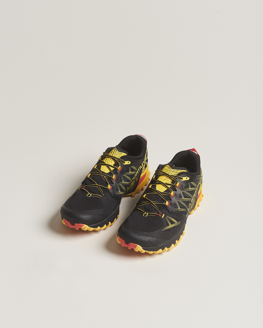 Mies | Mustat tennarit | La Sportiva | Bushido III Trail Running Sneakers Black/Yellow