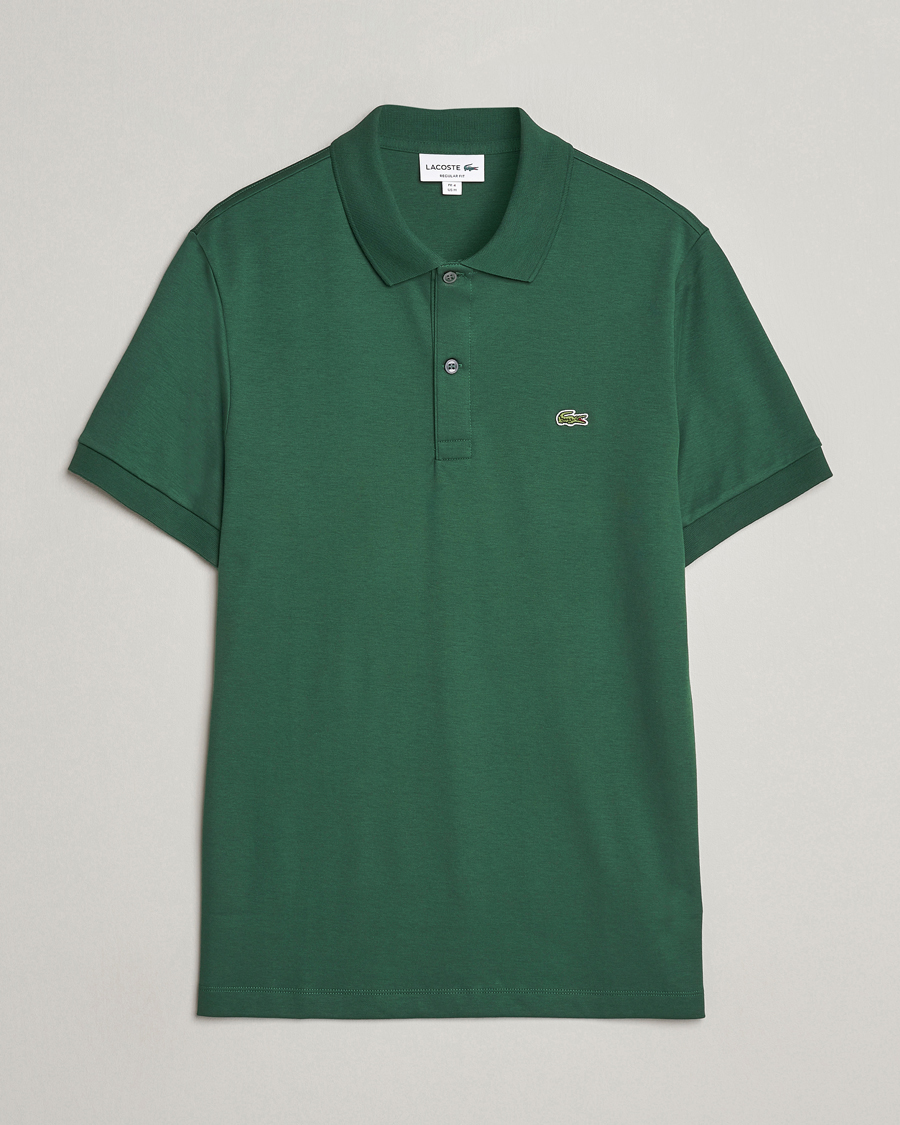 Mies | Pikeet | Lacoste | Pima Interlock Piké Green