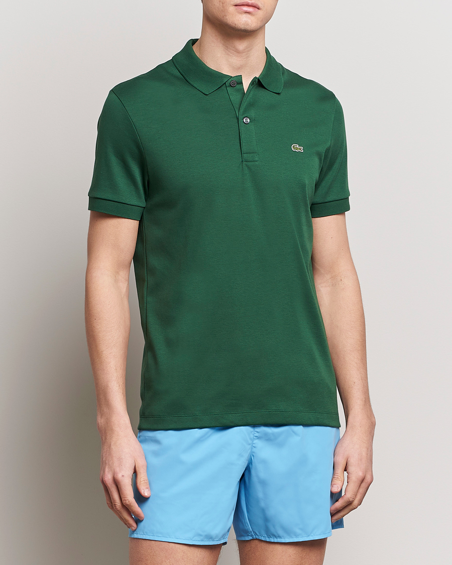 Mies | Pikeet | Lacoste | Pima Interlock Piké Green