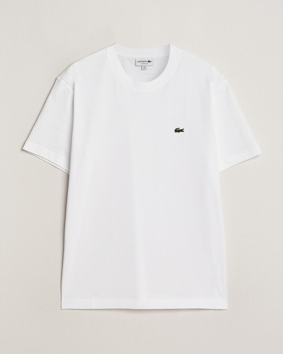 Mies | T-paidat | Lacoste | Crew Neck T-Shirt White