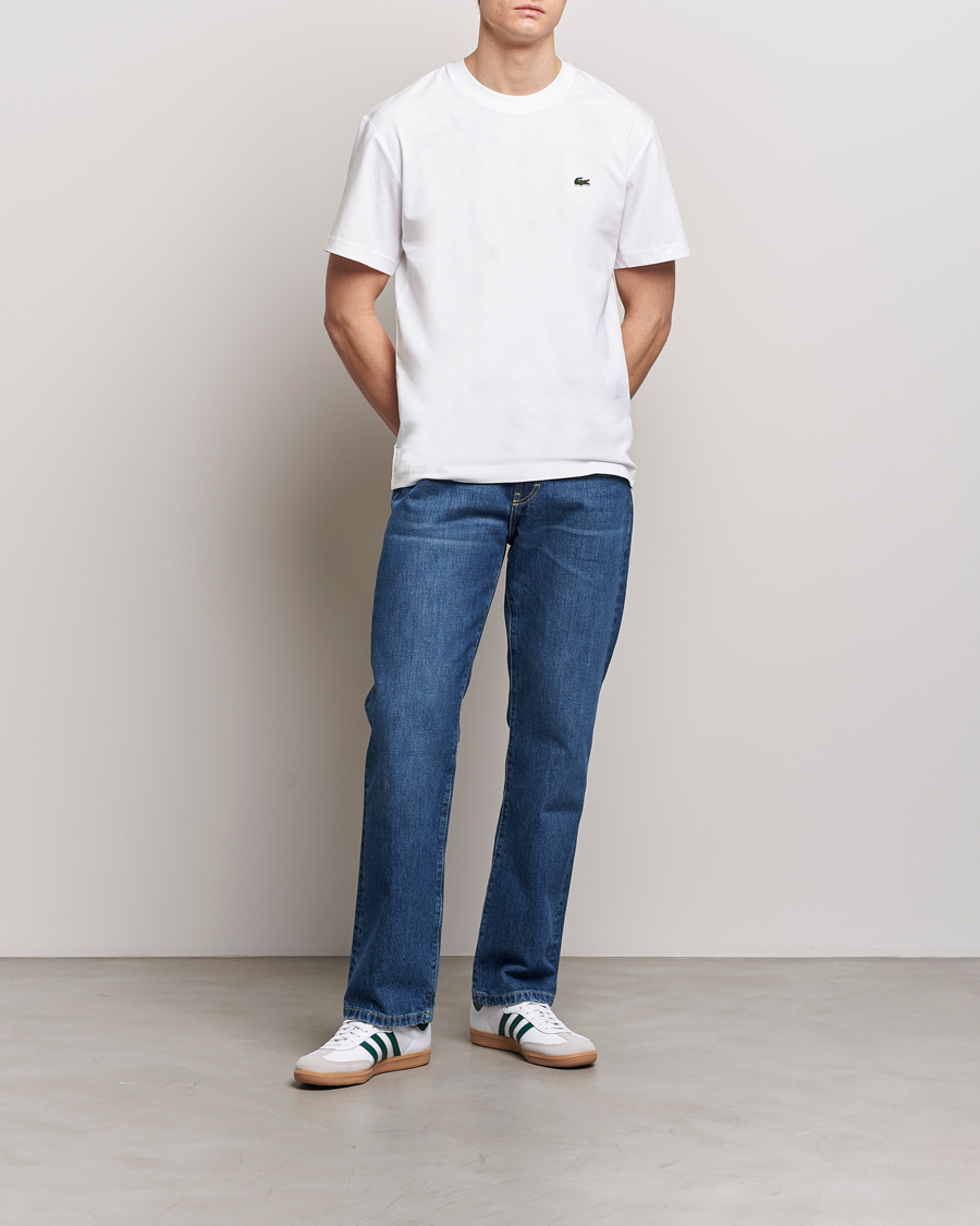 Mies | T-paidat | Lacoste | Crew Neck T-Shirt White