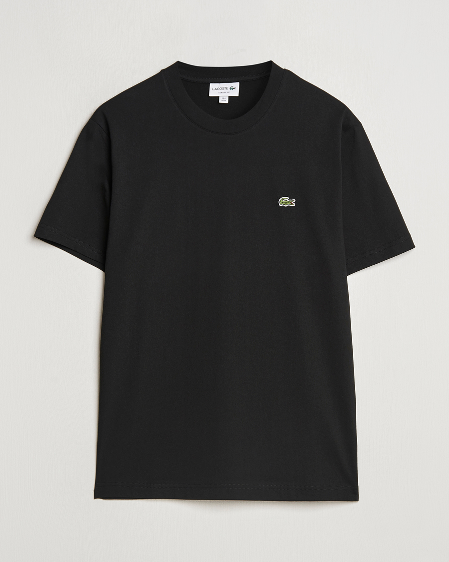 Mies | T-paidat | Lacoste | Crew Neck T-Shirt Black