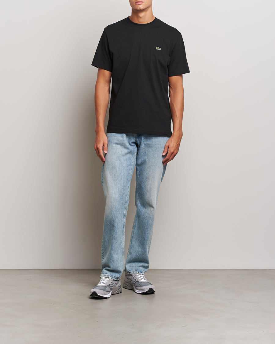 Mies | T-paidat | Lacoste | Crew Neck T-Shirt Black