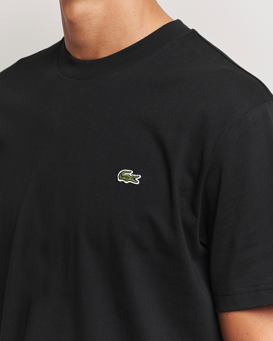 Mies | T-paidat | Lacoste | Crew Neck T-Shirt Black