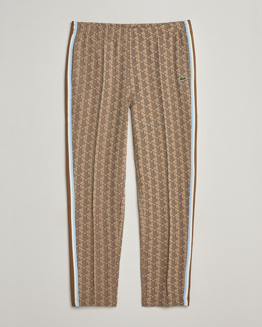 Mies | Housut | Lacoste | Monogram Tracksuit Pants Croissant/Cookie