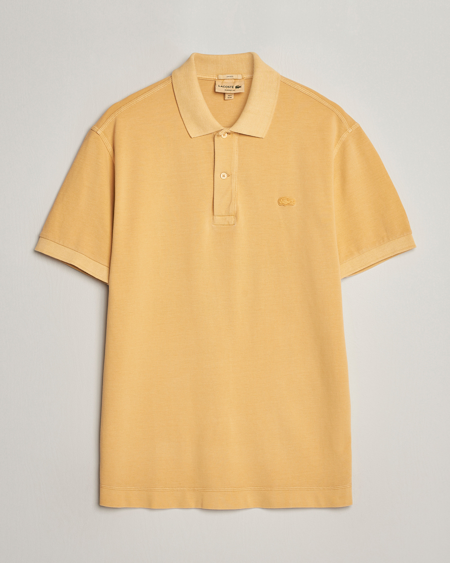 Mies | Pikeet | Lacoste | Classic Fit Natural Dyed Tonal Polo Golden Haze