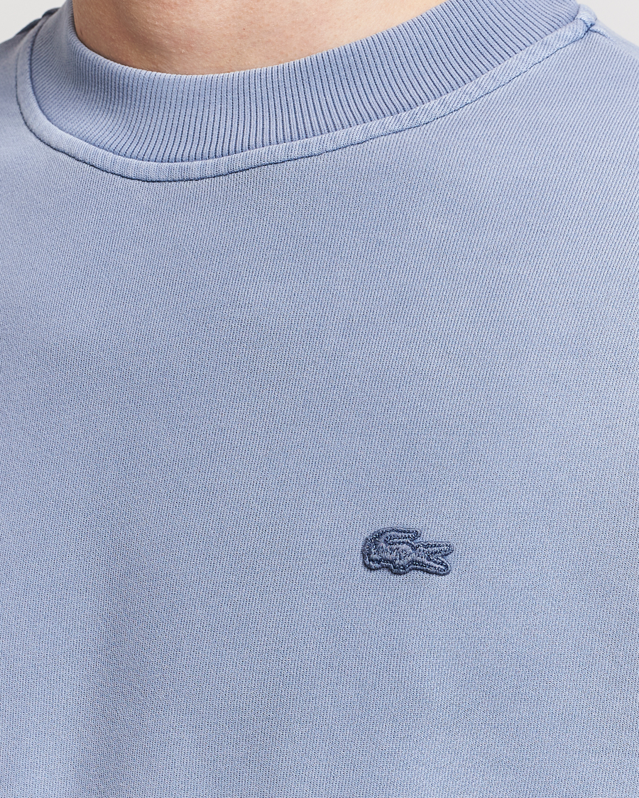 Mies | Puserot | Lacoste | Natural Dyed Crew Neck Sweatshirt Stonewash