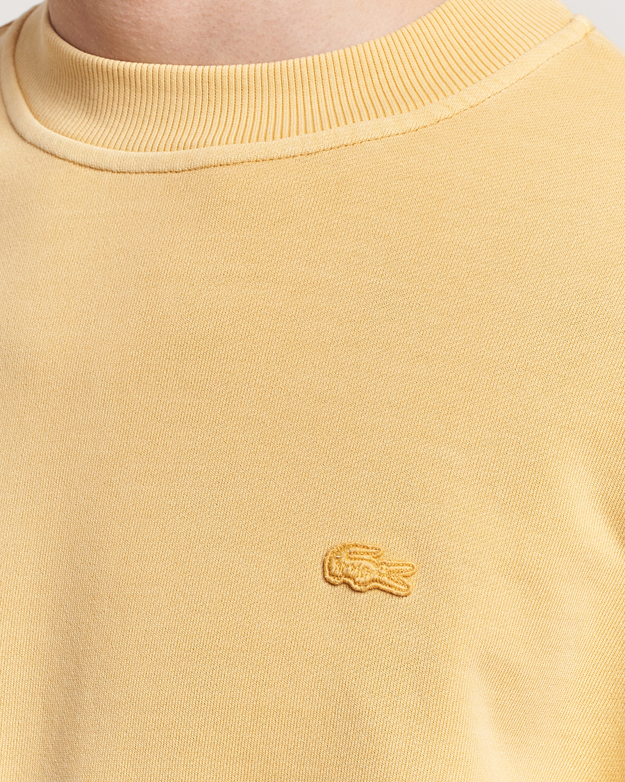 Mies | Puserot | Lacoste | Natural Dyed Crew Neck Sweatshirt Golden Haze