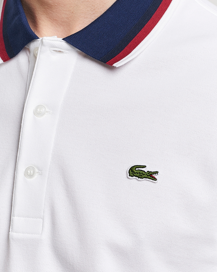 Mies | Pikeet | Lacoste | Regular Fit Tipped Polo White