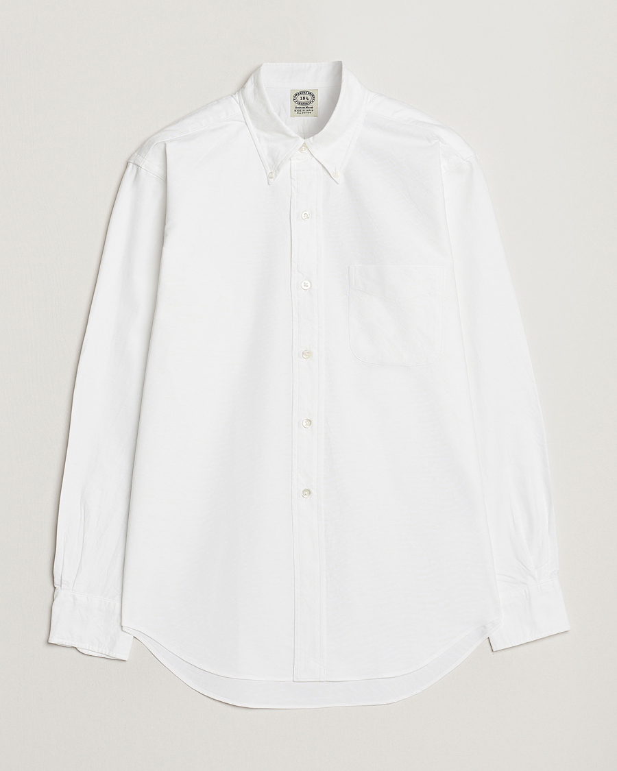 Mies | Kauluspaidat | Kamakura Shirts | Vintage Ivy Oxford Button Down Shirt White