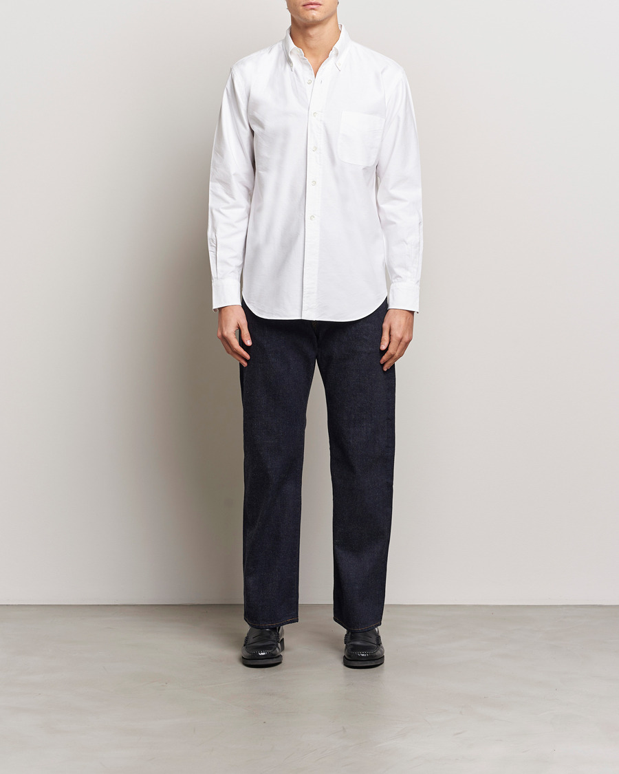 Mies | Kauluspaidat | Kamakura Shirts | Vintage Ivy Oxford Button Down Shirt White