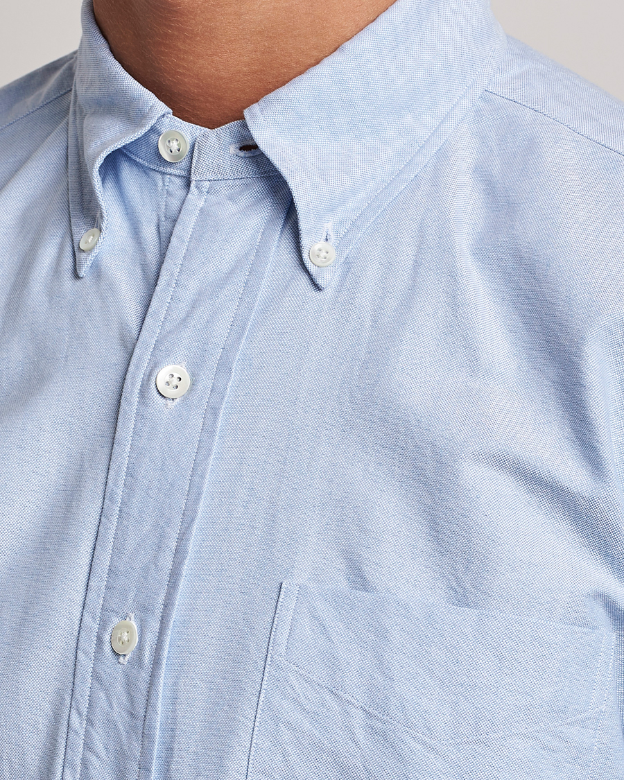 Mies | Kauluspaidat | Kamakura Shirts | Vintage Ivy Oxford Button Down Shirt Light Blue