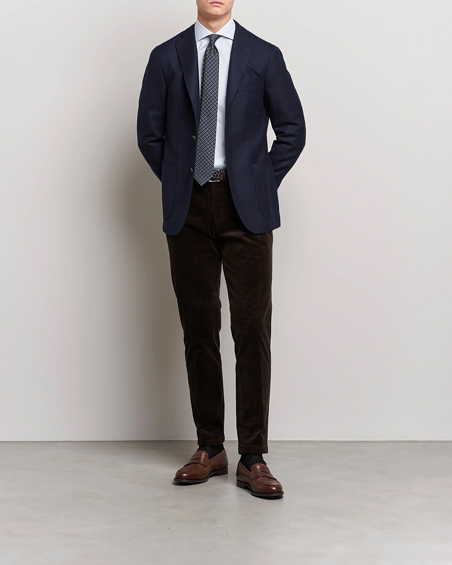 Mies | Kauluspaidat | Kamakura Shirts | Slim Fit Broadcloth Dress Shirt Light Blue