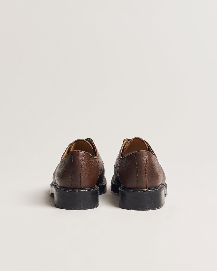 Mies | Derby-kengät | Solovair | 3 Eye Gibson Shoe Brown Grain