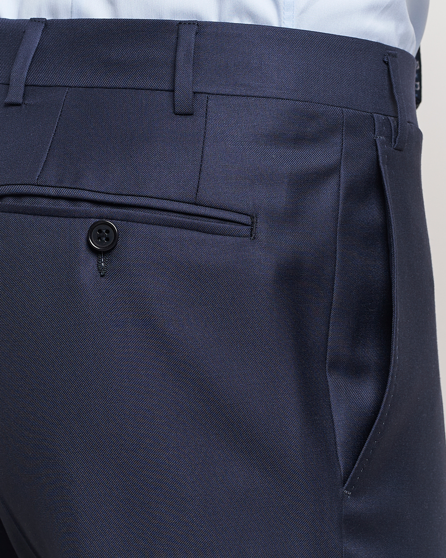Mies | Puvut | Canali | Capri Super 130s Wool Suit Navy