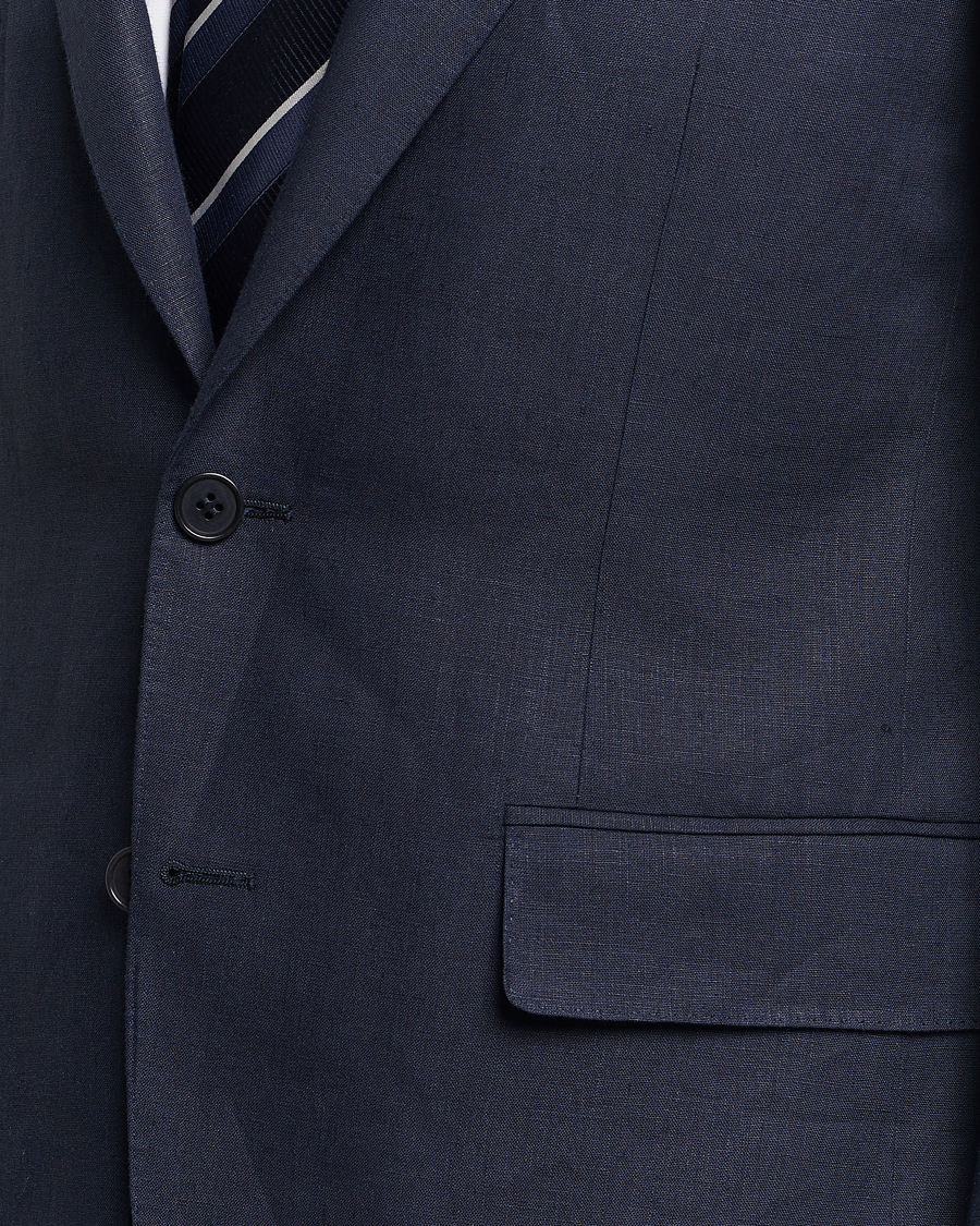 Mies | Puvut | Canali | Capri Linen Suit Navy