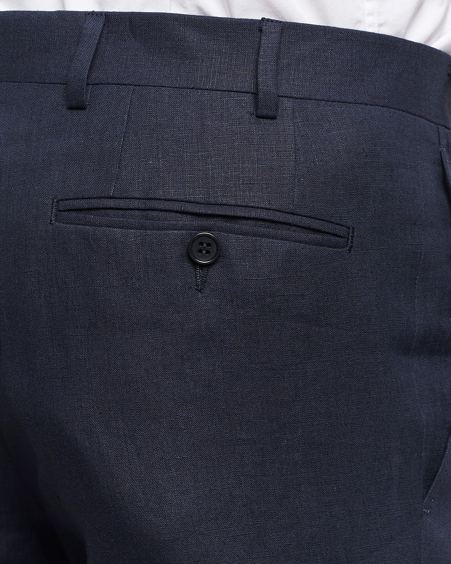 Mies | Puvut | Canali | Capri Linen Suit Navy