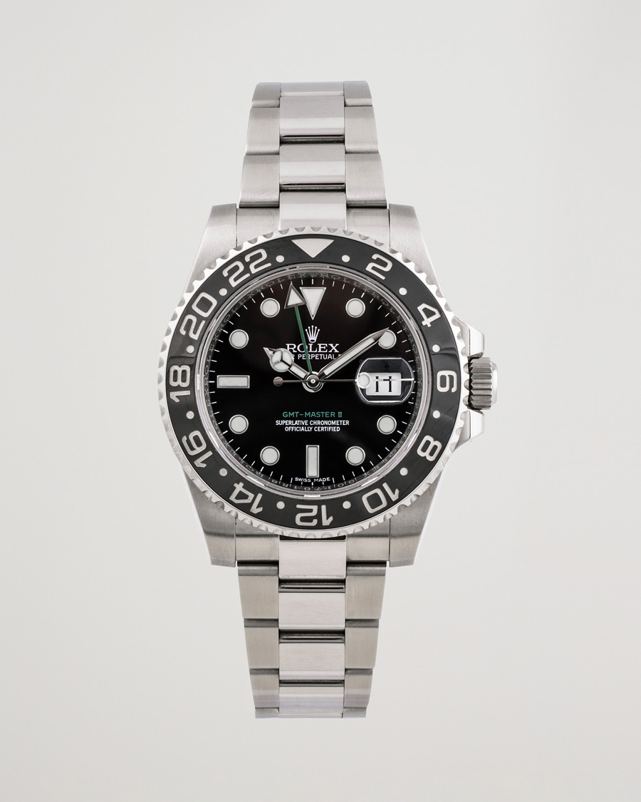 Mies | Rolex Pre-Owned GMT-Master II 116710LN Silver | Rolex Pre-Owned | GMT-Master II 116710LN Silver