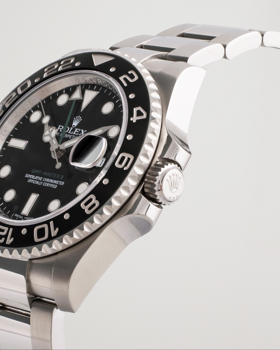 Mies | Rolex Pre-Owned GMT-Master II 116710LN Silver | Rolex Pre-Owned | GMT-Master II 116710LN Silver