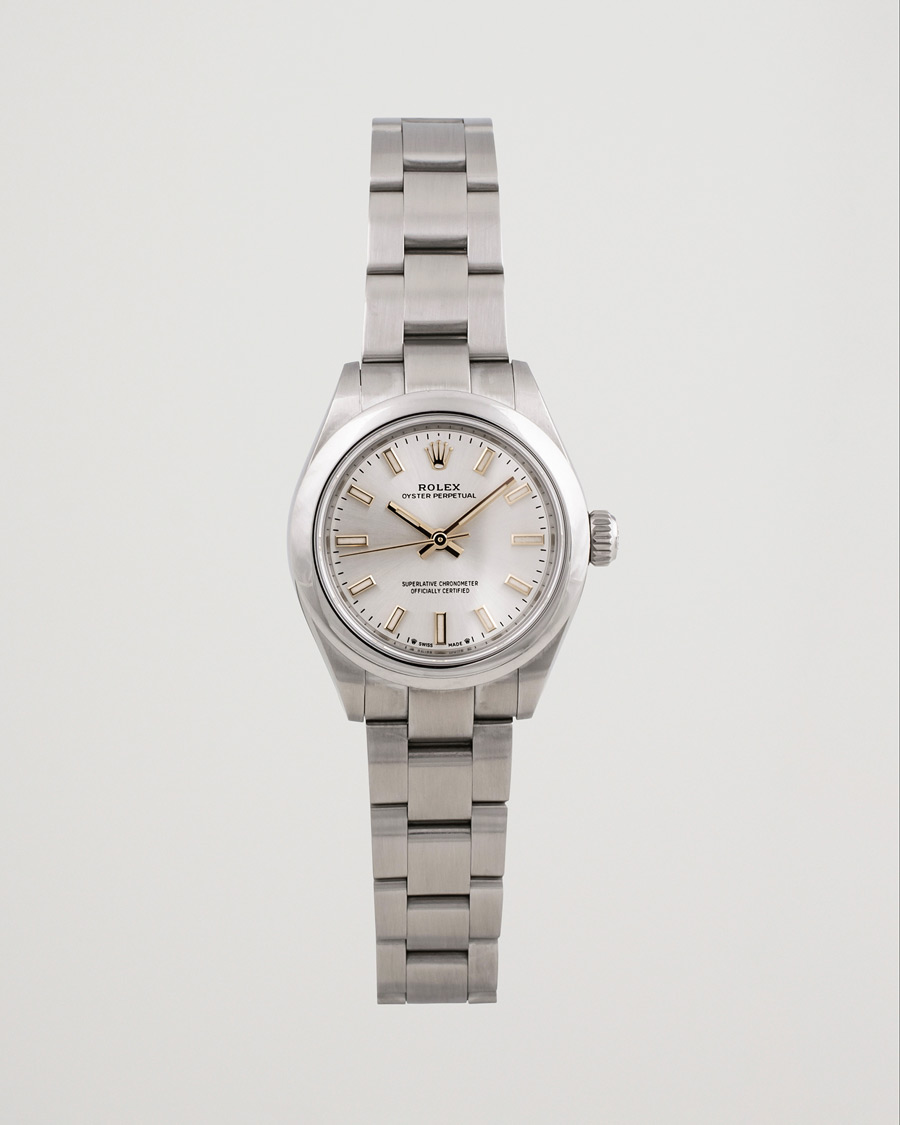 Mies | Rolex Pre-Owned Oyster Perpeptual 28 276200 Silver | Rolex Pre-Owned | Oyster Perpeptual 28 276200 Silver