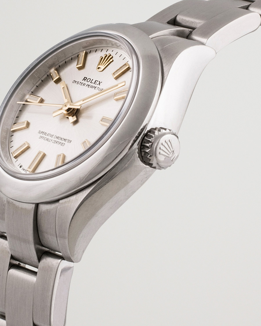 Mies | Rolex Pre-Owned Oyster Perpeptual 28 276200 Silver | Rolex Pre-Owned | Oyster Perpeptual 28 276200 Silver