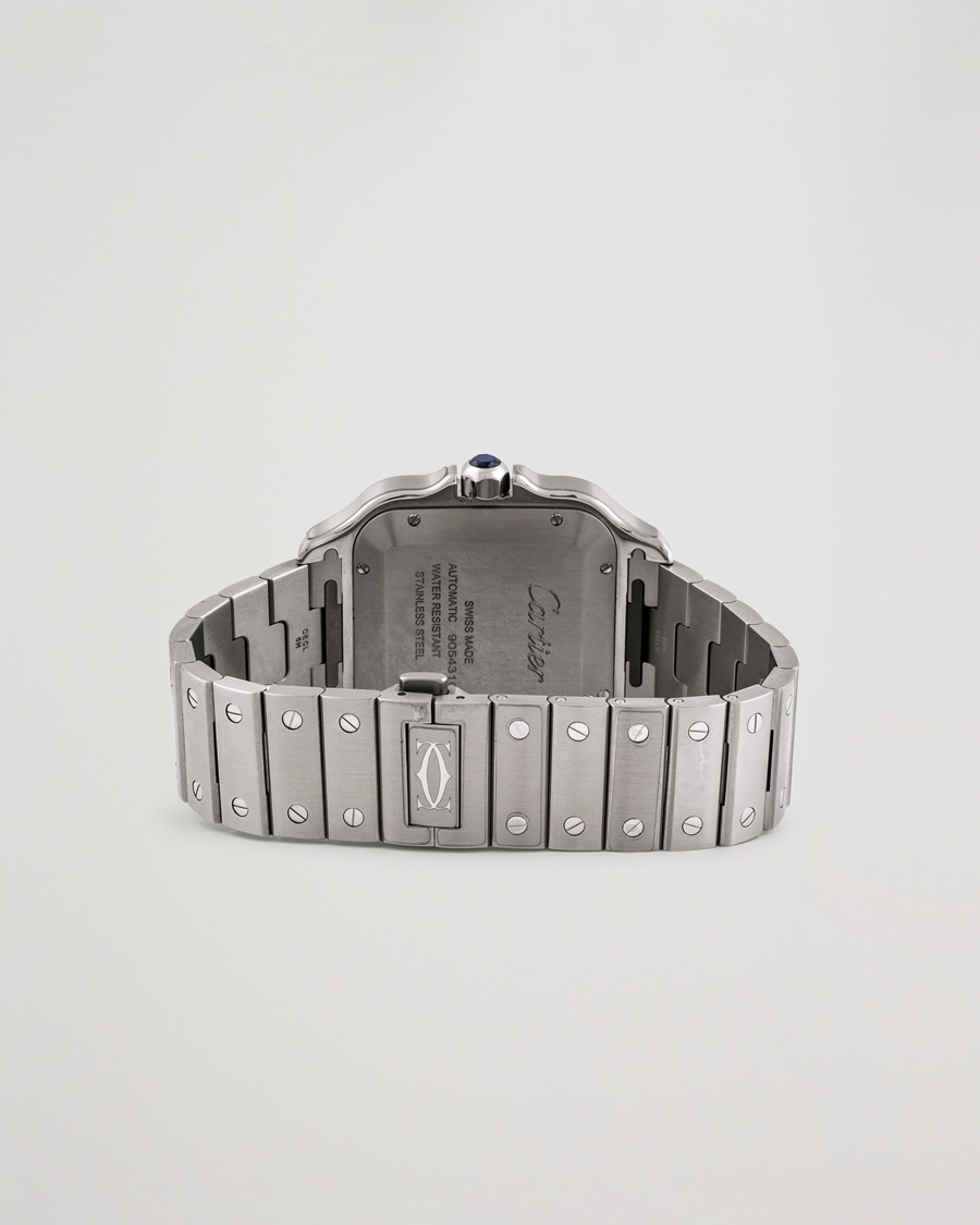 Mies | Cartier Pre-Owned Santos De Cartier Steel WSSA0048 Silver | Cartier Pre-Owned | Santos De Cartier Steel WSSA0048 Silver