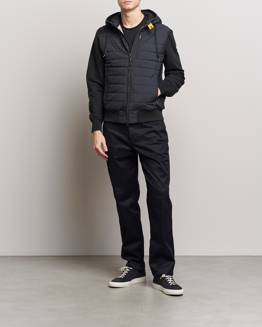 Mies | Takit | Parajumpers | Ivor Hybrid Hooded Jacket Black