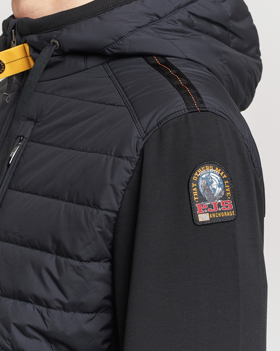 Mies | Takit | Parajumpers | Ivor Hybrid Hooded Jacket Black