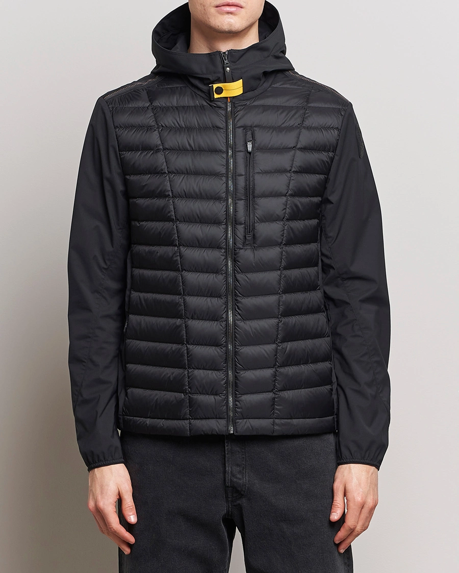 Mies | Vaatteet | Parajumpers | Hiram Hybrid Hooded Jacket Black