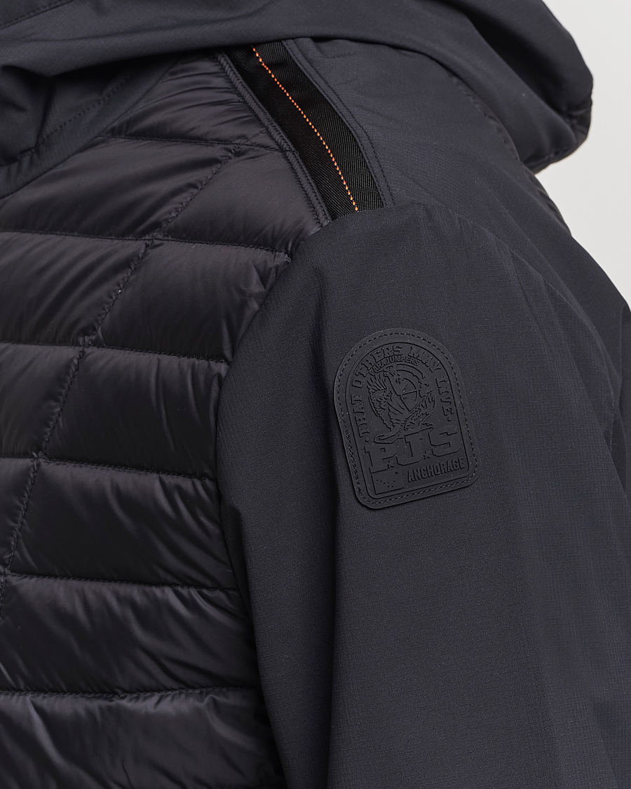 Mies | Takit | Parajumpers | Hiram Hybrid Hooded Jacket Black