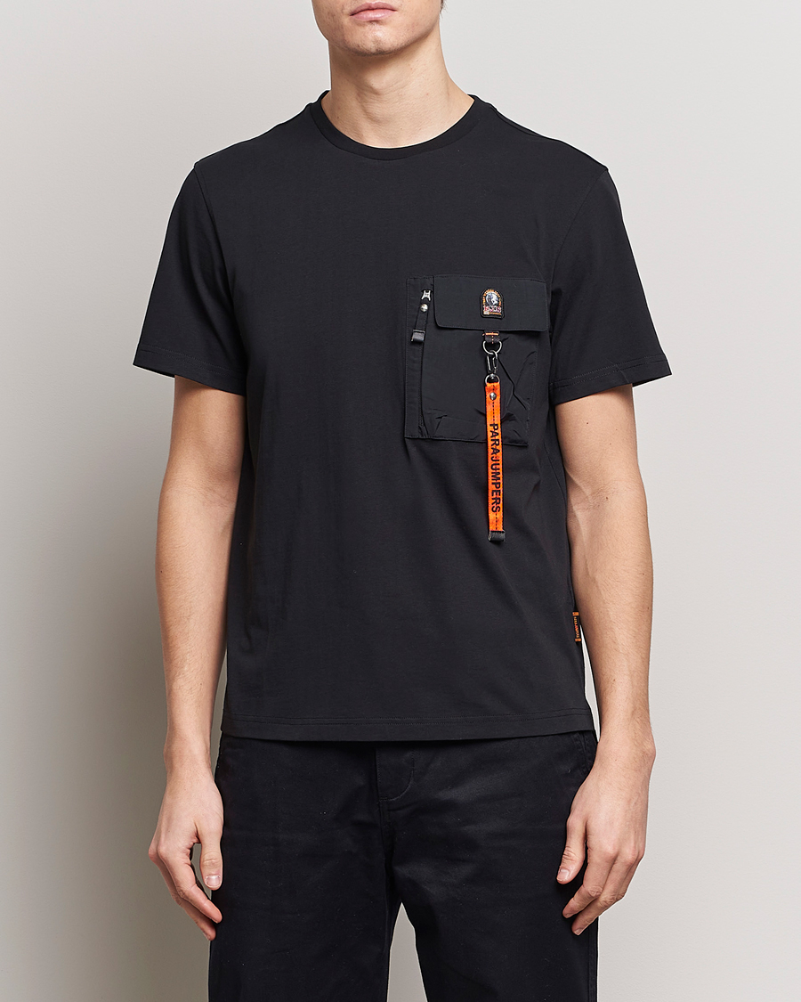 Mies | T-paidat | Parajumpers | Mojave Pocket Crew Neck T-Shirt Black