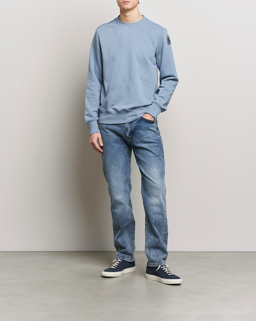Mies | Puserot | Parajumpers | K2 Super Easy Crew Neck Sweatshirt Blue Stone